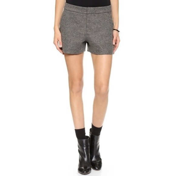 Joie Grey Wool Shorts - Picture 1 of 8